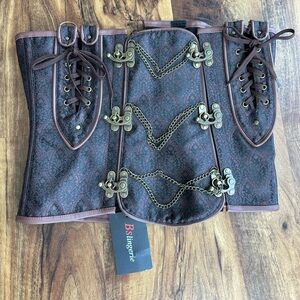 NWOT! BS lingerie steampunk corset
